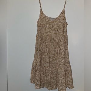 Pull&Bear Yellow Floral Dress